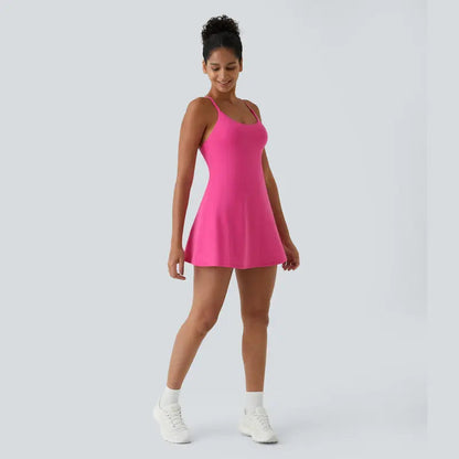 Plush Backless Active Dress-Easy Peezy Edition