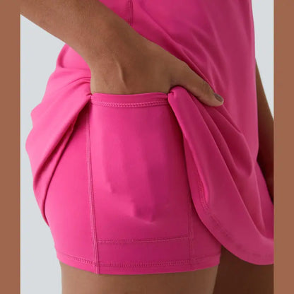 Plush Backless Active Dress-Easy Peezy Edition