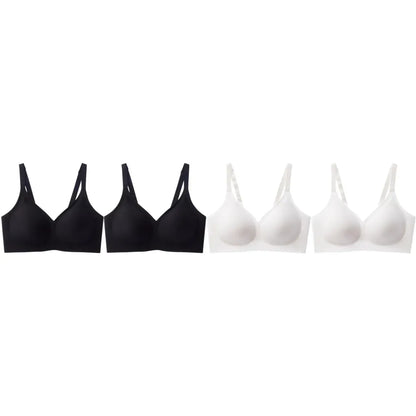 Jelly Wireless Women Comfortable Push Up Bras