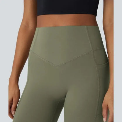 Leopard Print SoCinched High Waisted Tummy Control Yoga Leggings