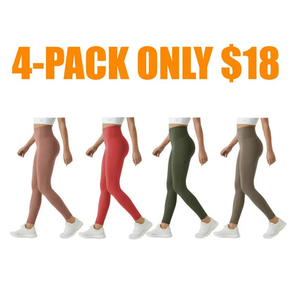 Women's High-Waist Shapewear Leggings With Pockets