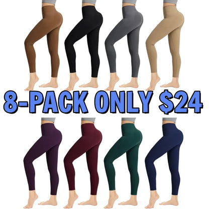 Moisture-Wicking & Breathable Tummy Control Yoga Pants