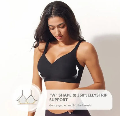 Jelly Wireless Women Comfortable Push Up Bras