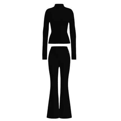Jacket and Flare Leggings Daily Set