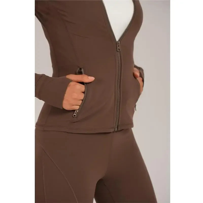 Jacket and Flare Leggings Daily Set