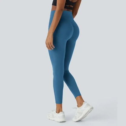 Leopard Print SoCinched High Waisted Tummy Control Yoga Leggings