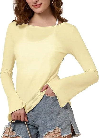 Lightweight Long Sleeve Blouse For Women