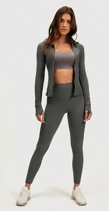 Jacket and Yoga Leggings Daily Set