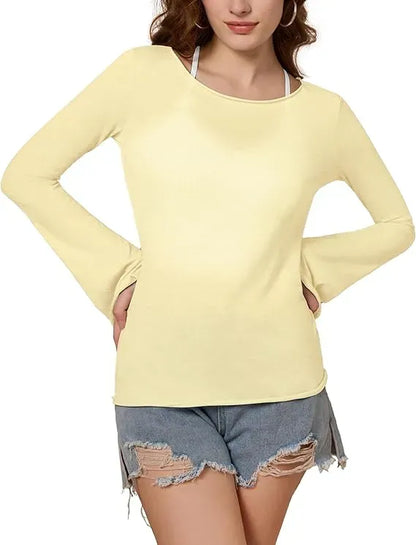 Lightweight Long Sleeve Blouse For Women