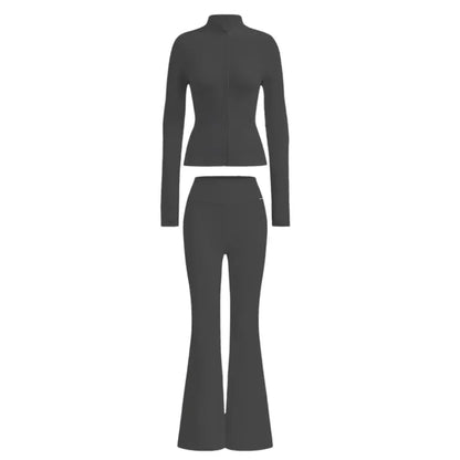 Jacket and Flare Leggings Daily Set