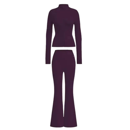 Jacket and Flare Leggings Daily Set