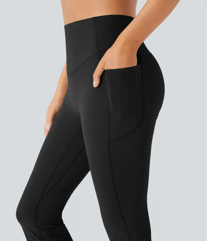 Cinched Butt-Lifting Tummy Control Yoga Leggings