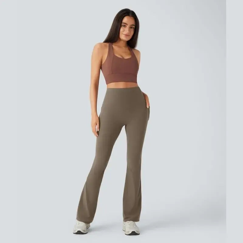 Cinched Butt-Lifting Tummy Control Yoga Leggings