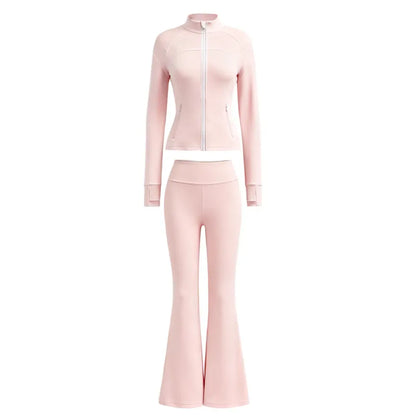 Jacket and Flare Leggings Daily Set
