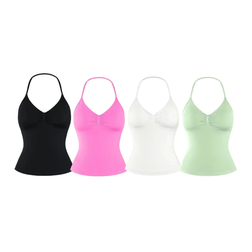 Women's Impact-Resistant Long-Line Suspender Top