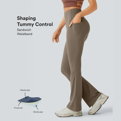 Cinched Butt-Lifting Tummy Control Yoga Leggings
