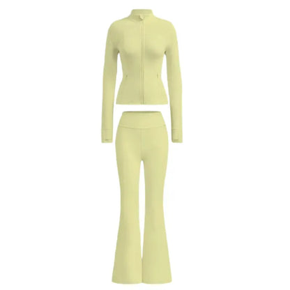 Jacket and Flare Leggings Daily Set