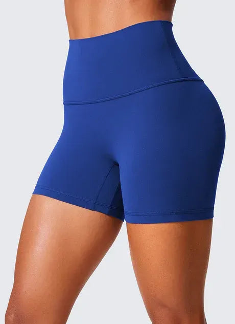 Womens Butterlift High Waist Scrunch Butt Biker Shorts 4 Inches