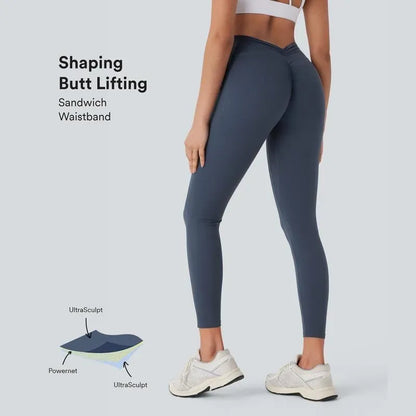 Tummy Control Side Pocket Shaping Yoga Leggings