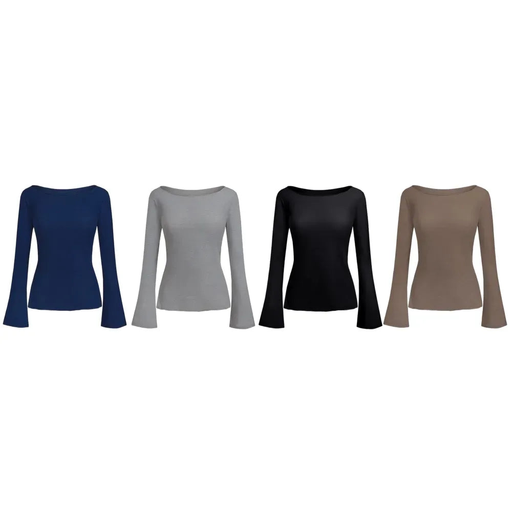 Lightweight Long Sleeve Blouse For Women