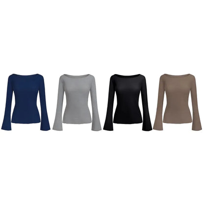 Lightweight Long Sleeve Blouse For Women