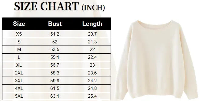 Women's Plain Scoop Neck Sweater