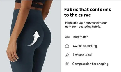 Leopard Print SoCinched High Waisted Tummy Control Yoga Leggings