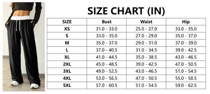 Women's Colorblock Drawstring Waist Sports Jogger Pants