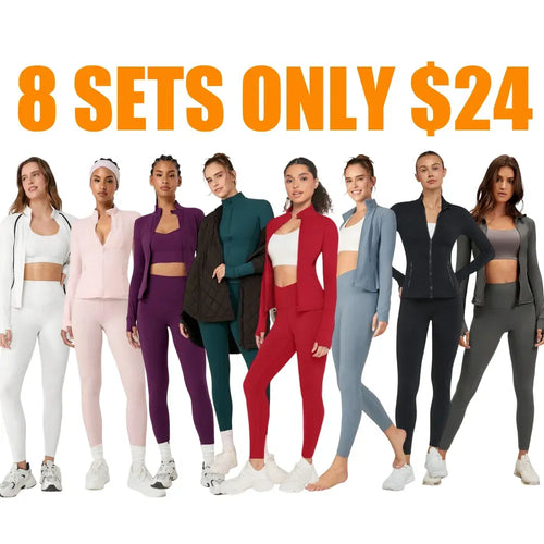 Jacket and Yoga Leggings Daily Set