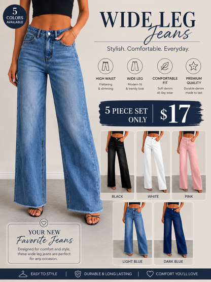 Wide Leg Jeans