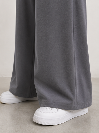 WOMEN'S HIGH-WAISTEDWIDE-LEG PANTS