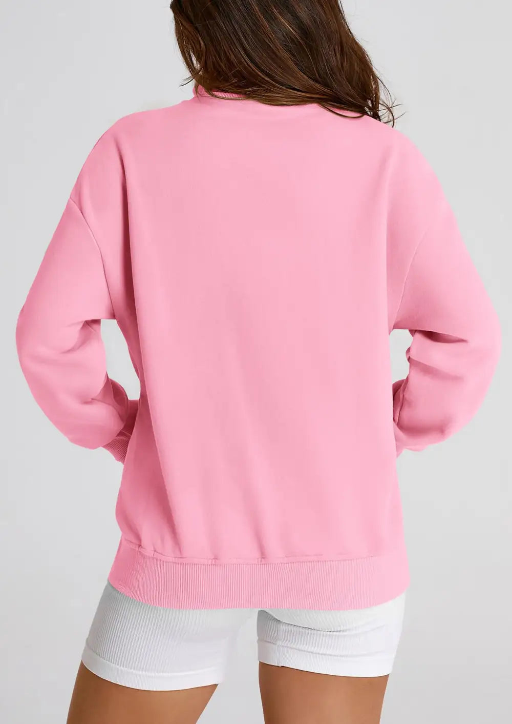 Women's SpringFall Fashion Full Zip Up SweatshirtLong Sleeve Loose Fit TrendyCasual Jacket with Pockets