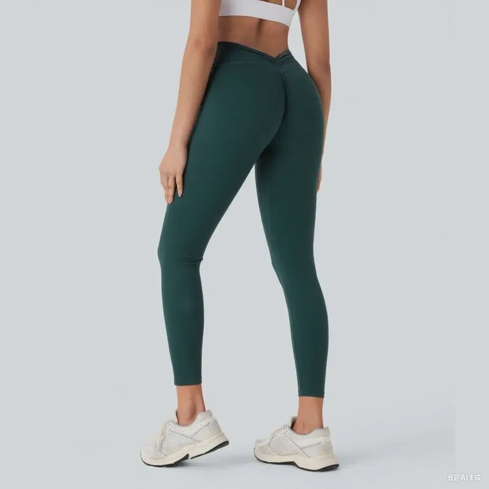 Tummy Control Side Pocket Shaping Yoga Leggings
