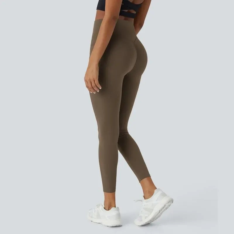 Leopard Print SoCinched High Waisted Tummy Control Yoga Leggings