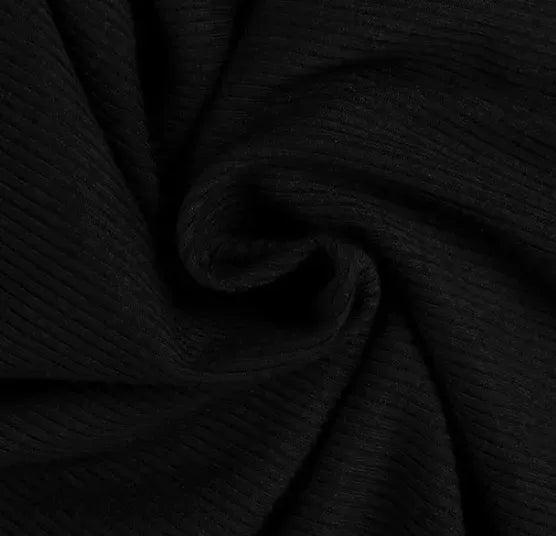 Women Long Sleeve Stretch Slim Round Neck Ribbed Basic Top