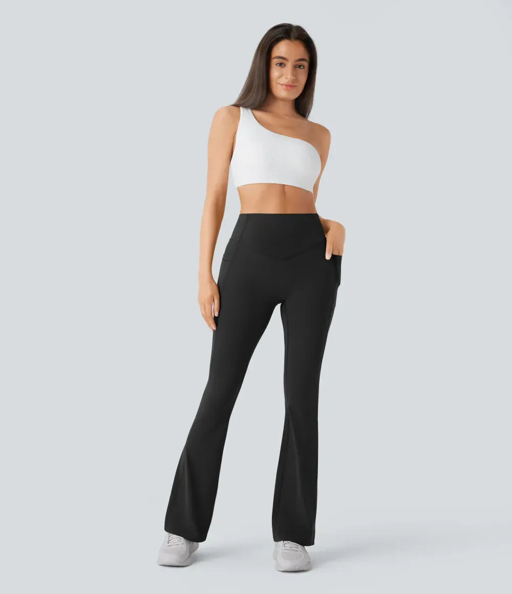 Cinched Butt-Lifting Tummy Control Yoga Leggings