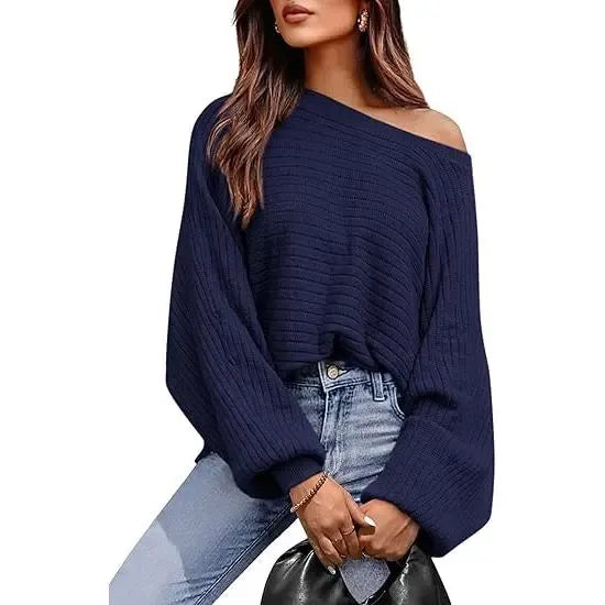 Womens Boat Neck Sweater