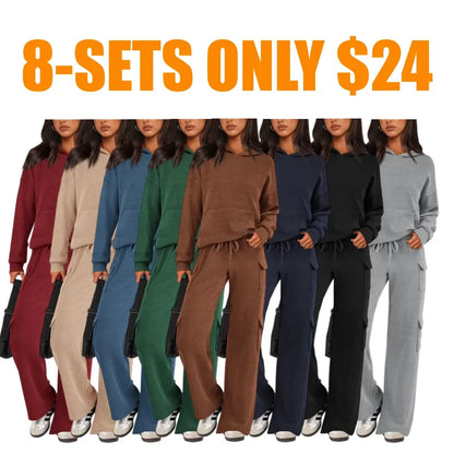 Womens Fall Outfit 2-Piece Knitted Sets