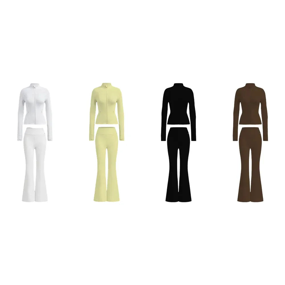 Jacket and Flare Leggings Daily Set