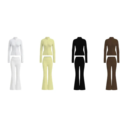 Jacket and Flare Leggings Daily Set