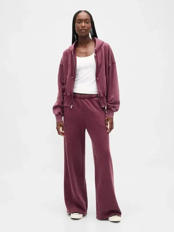 Women's VintageSoft Baggy Wide-Leg Sweatpants