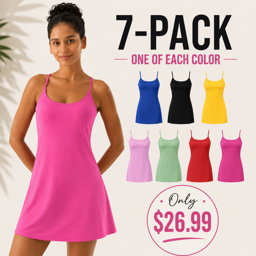 Plush Backless Active Dress-Easy Peezy Edition