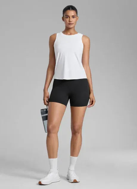 Womens Butterlift High Waist Scrunch Butt Biker Shorts 4 Inches