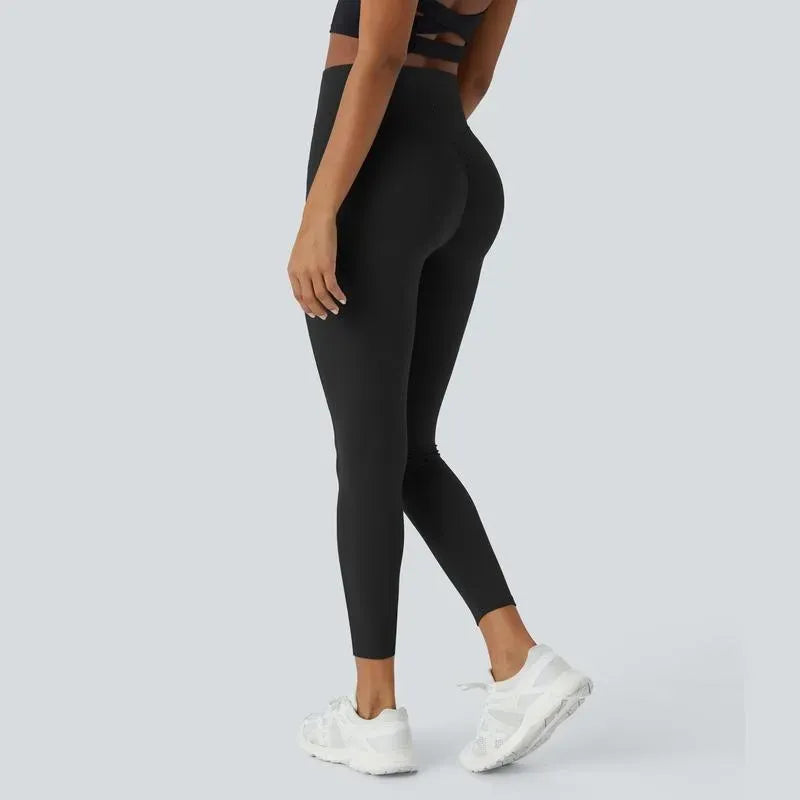 Leopard Print SoCinched High Waisted Tummy Control Yoga Leggings