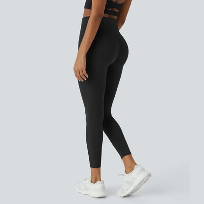 Leopard Print SoCinched High Waisted Tummy Control Yoga Leggings