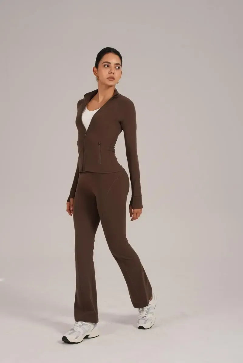 Jacket and Flare Leggings Daily Set