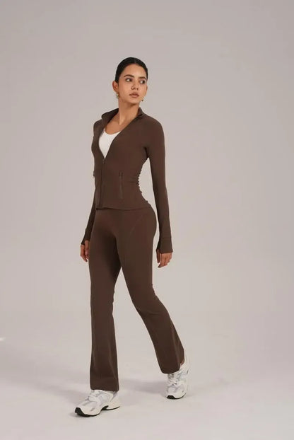Jacket and Flare Leggings Daily Set