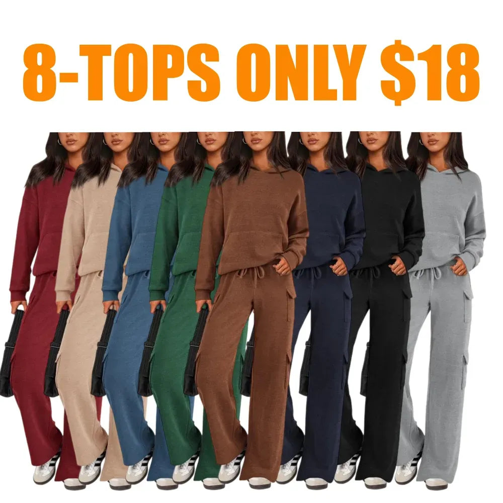 Womens Fall Outfit 2-Piece Knitted Sets