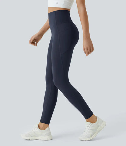 Women's High-Waist Shapewear Leggings With Pockets