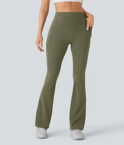 Cinched Butt-Lifting Tummy Control Yoga Leggings